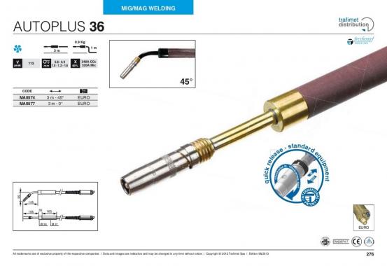 Trafimet Mig AUTOPLUS 36 (340 А возд. охл.) 3м  0°